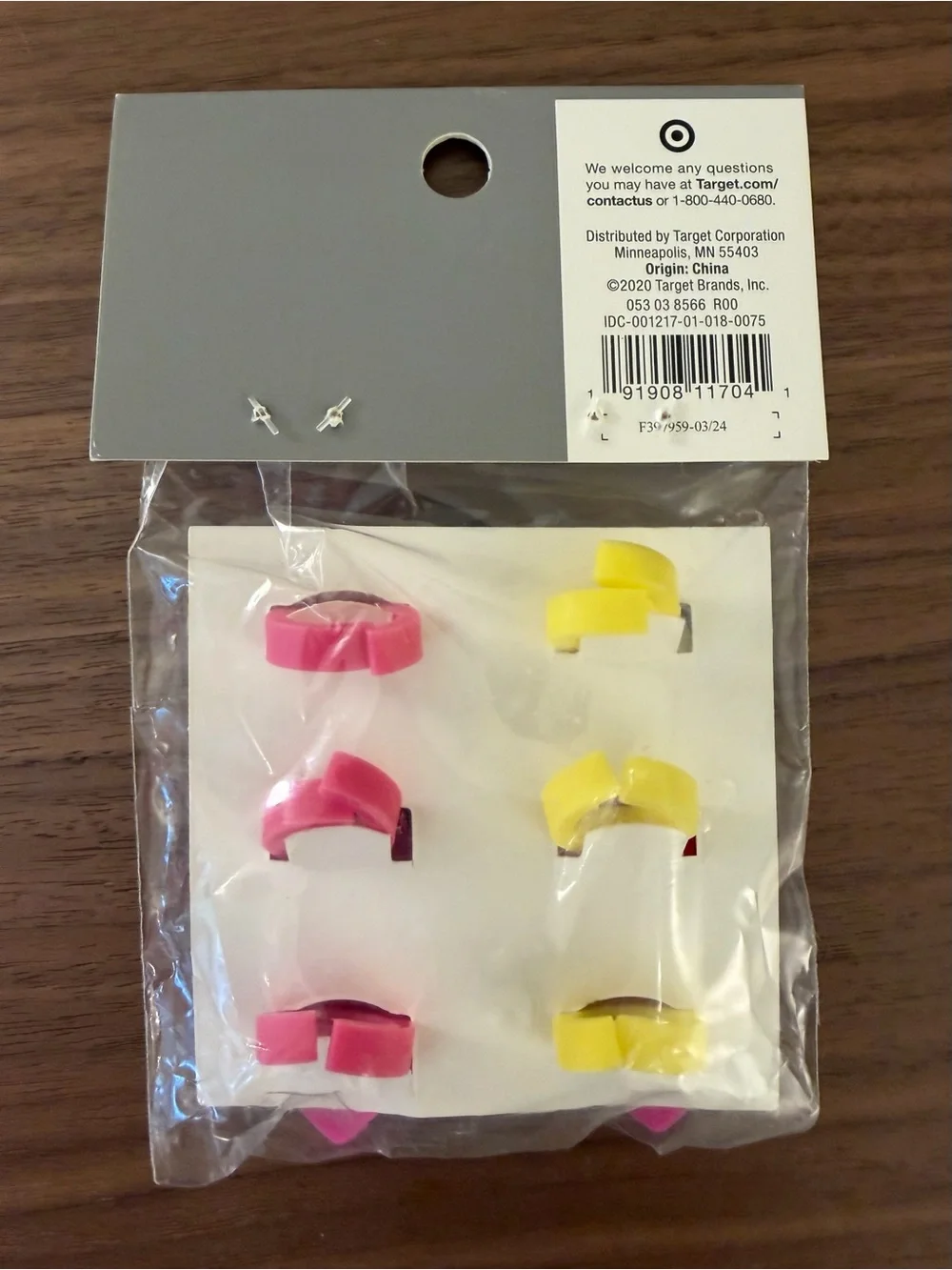 Spritz 6 Count Kids Rainbow Rings Hearts Stars Target Ages 3+ New